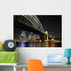 Sydney Harbour Bridge Night Wall Decal