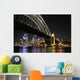 Sydney Harbour Bridge Night Wall Decal