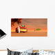 Beach Van and Sunset Wall Decal