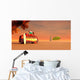 Beach Van and Sunset Wall Decal