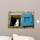 Cat Window Wall Decal