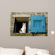 Cat Window Wall Decal