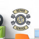 Repair Service Emblem Wall Decal
