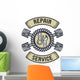 Repair Service Emblem Wall Decal