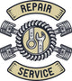 Repair Service Emblem Wall Decal