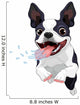 Terrier Boston Wall Decal