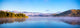 Morning Mist Lake Wall Decal Panoramic Wall Decal