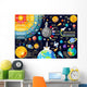 Universe Concept Isometric Space Wall Decal