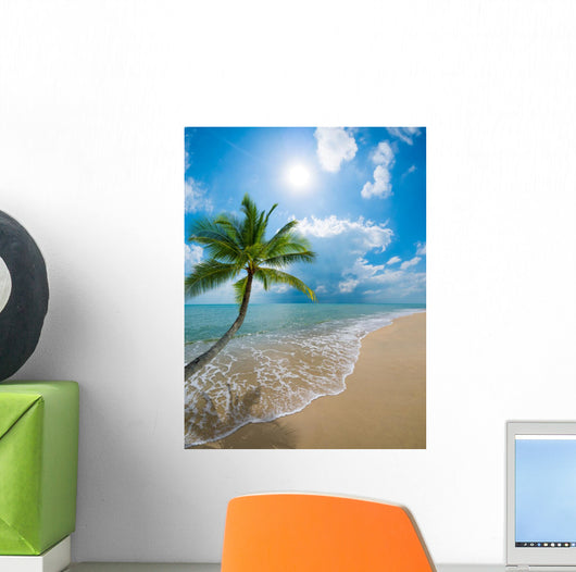 Beautiful Tropical Beach Wall Decal