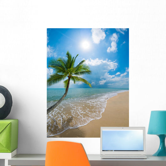 Beautiful Tropical Beach Wall Decal