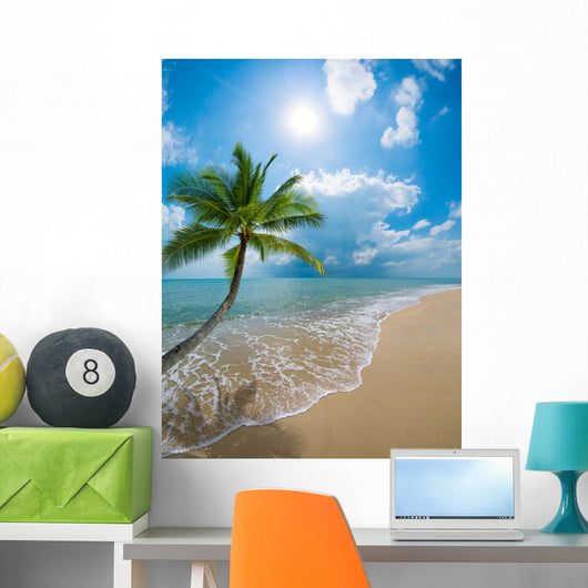 Beautiful Tropical Beach Wall Decal