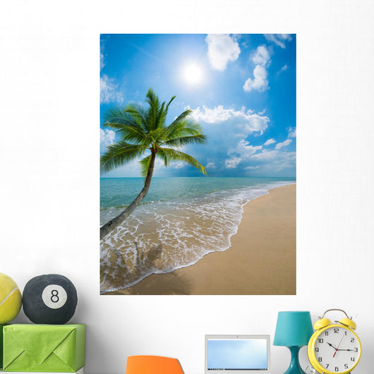 Beautiful Tropical Beach Wall Decal
