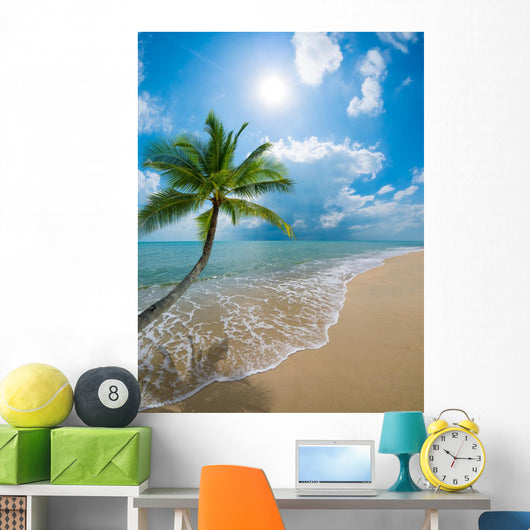 Beautiful Tropical Beach Wall Decal