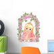 Beautiful Princess Window Wall Decal