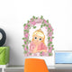 Beautiful Princess Window Wall Decal