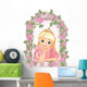 Beautiful Princess Window Wall Decal