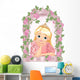 Beautiful Princess Window Wall Decal