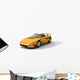 3D Model Yellow Sports Wall Decal