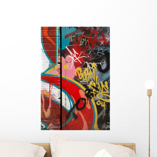 Graffiti Wall Vandalism Wall Decal