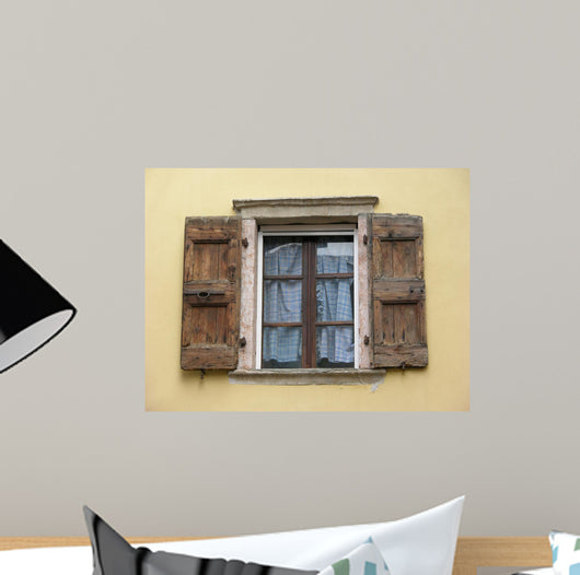 Rustic Window Wall Decal