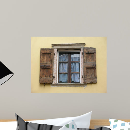 Rustic Window Wall Decal