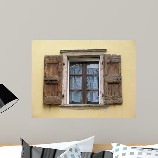 Rustic Window Wall Decal