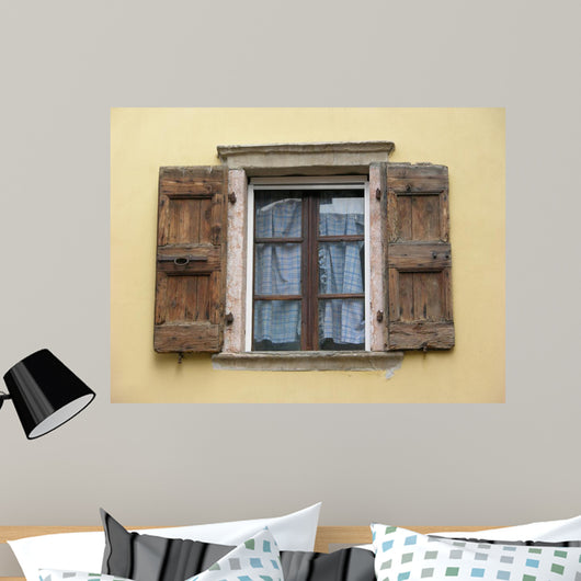 Rustic Window Wall Decal