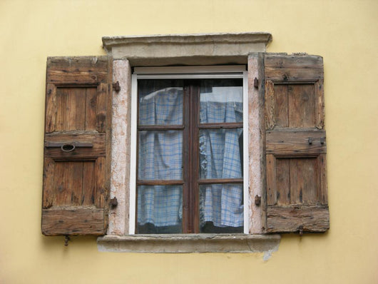 Rustic Window Wall Decal