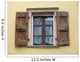 Rustic Window Wall Decal