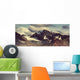 Alaskan Mountains Denali Highway Wall Decal Panoramic Wall Decal