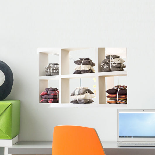 Decorative Pillows White Shell Wall Decal