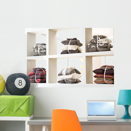 Decorative Pillows White Shell Wall Decal