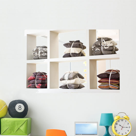 Decorative Pillows White Shell Wall Decal