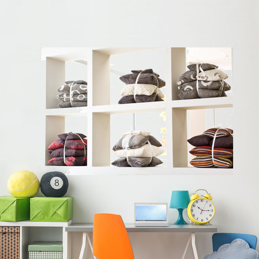 Decorative Pillows White Shell Wall Decal