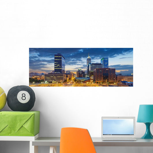 Indianapolis Image Indianapolis Skyline Wall Decal