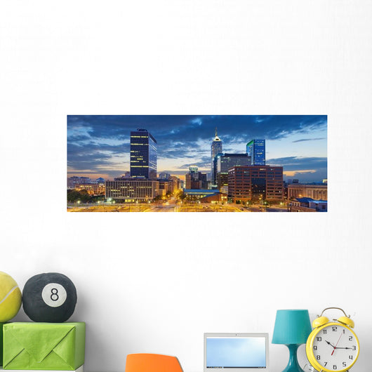 Indianapolis Image Indianapolis Skyline Wall Decal