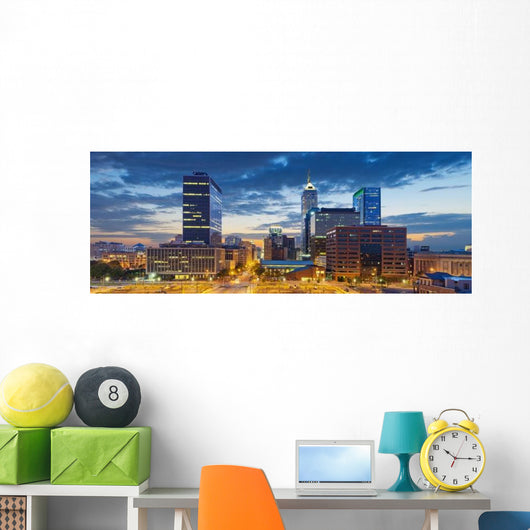 Indianapolis Image Indianapolis Skyline Wall Decal