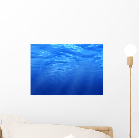 Beams Sun Underwater Water Wall Decal