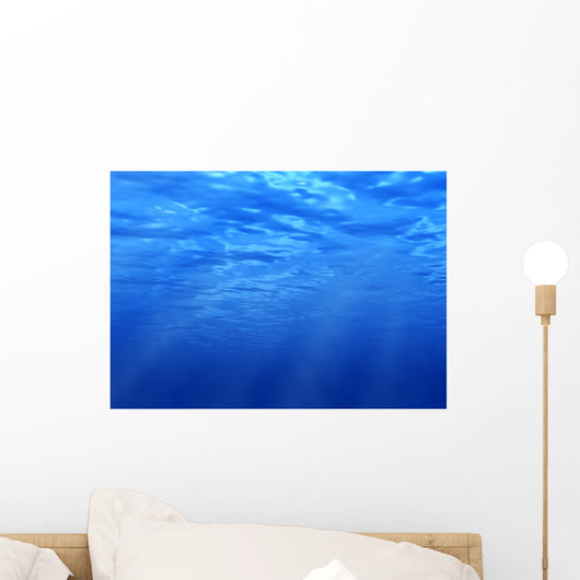 Beams Sun Underwater Water Wall Decal