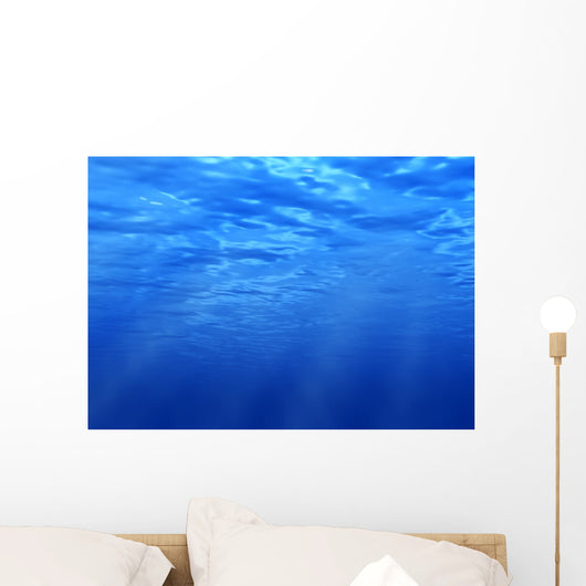 Beams Sun Underwater Water Wall Decal