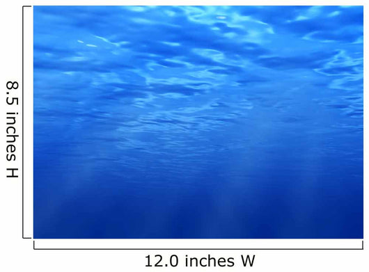 Beams Sun Underwater Water Wall Decal