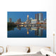 Scioto River and Columbus Wall Decal
