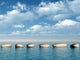 Row Stones Water Wall Decal