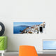 Panorama Santorini Crete Greece Wall Decal Panoramic Wall Decal
