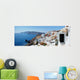 Panorama Santorini Crete Greece Wall Decal Panoramic Wall Decal