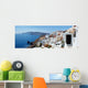 Panorama Santorini Crete Greece Wall Decal Panoramic Wall Decal