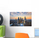 Skyline Downtown Philadelphia Wall Decal
