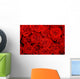 Big Bunch Red Roses Wall Decal