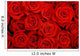 Big Bunch Red Roses Wall Decal