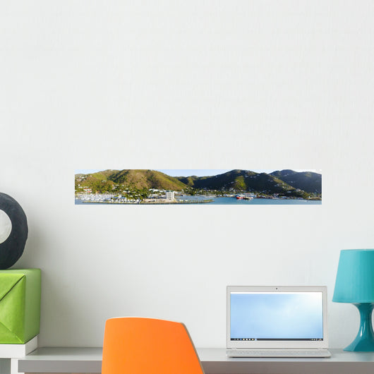Tortola British Virgin Islands Wall Decal Panoramic Wall Decal